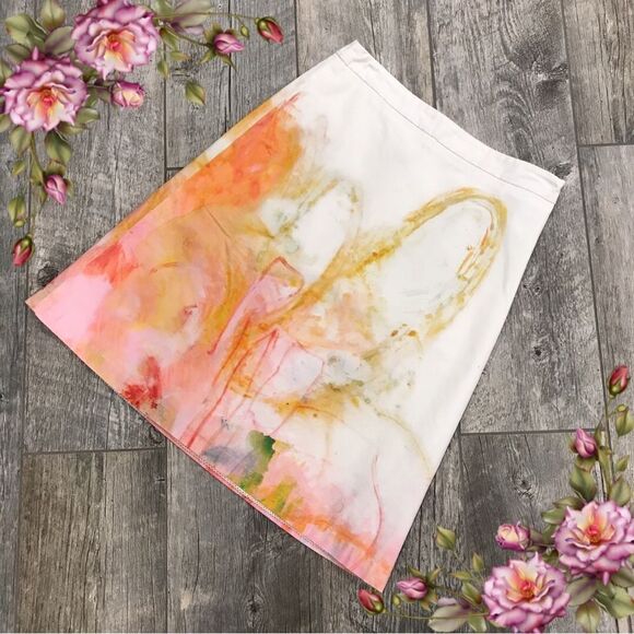 Claire Desjardins Painters Palette A-Line Skirt size 4 - Picture 1 of 12